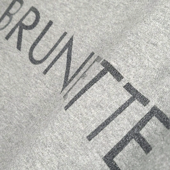 BRUNETTE Grey Crewneck Sweatshirt - Picture 5 of 6